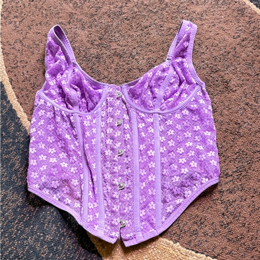 Urban Outfitters Lavender Lace Detail